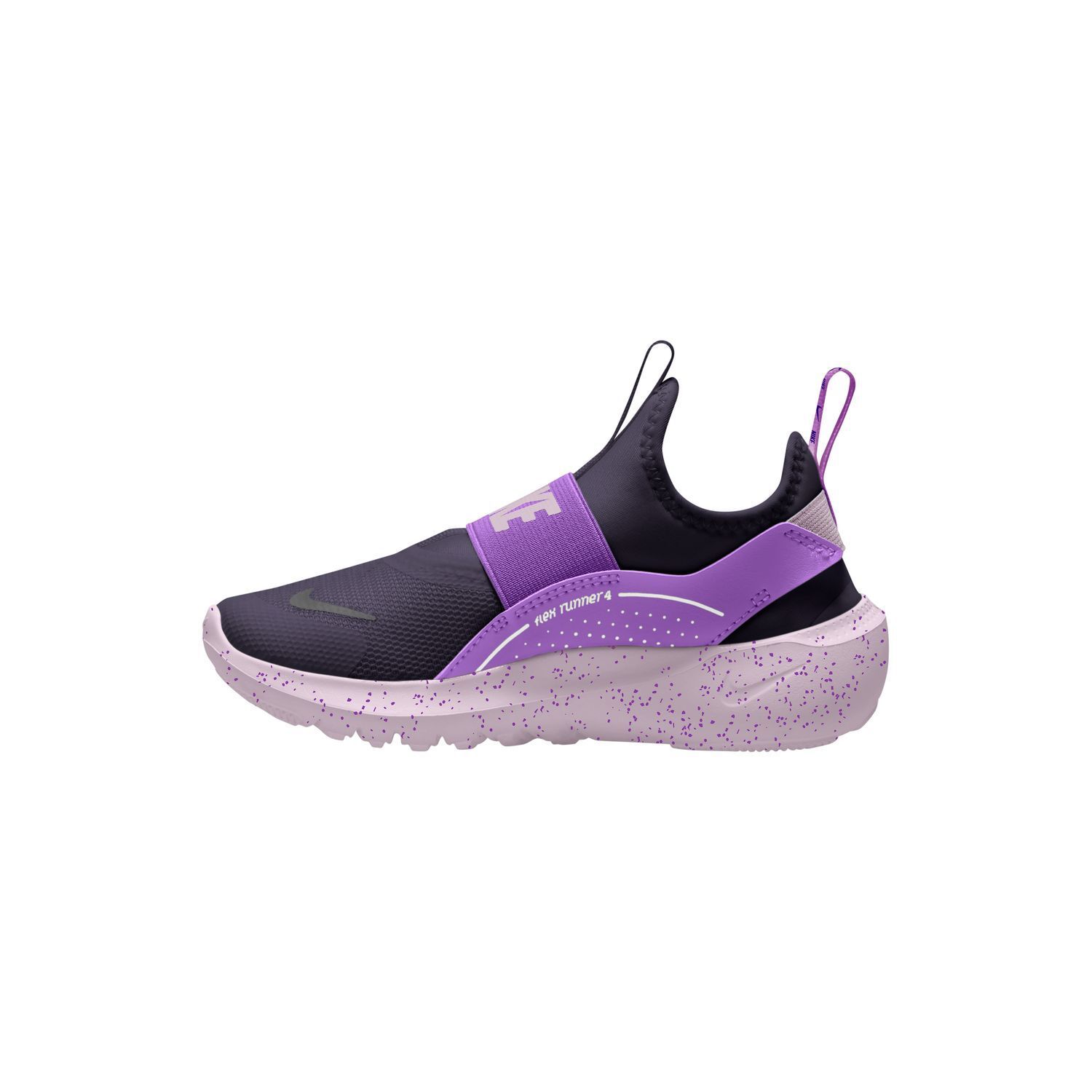 Nike Flex Runner 4 Kids Slip-On Athletic Shoes display picture 1