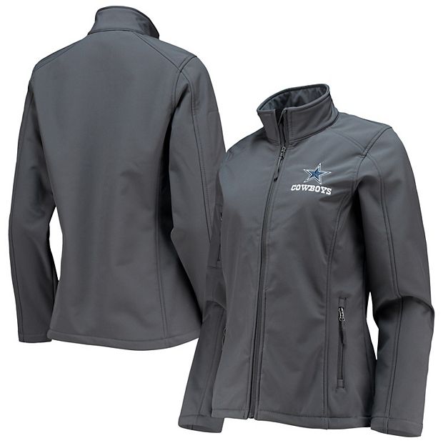 Women's Dunbrooke Graphite Dallas Cowboys Sonoma Softshell Full