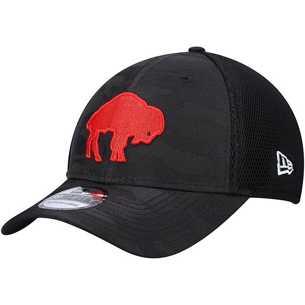 Men's Buffalo Bills New Era Camo Mutated 39THIRTY Flex Hat