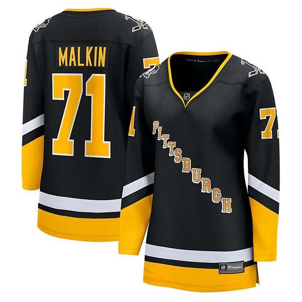Men's Fanatics Branded Evgeni Malkin Black Pittsburgh Penguins Breakaway Player Jersey