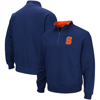 Men's Colosseum Navy Syracuse Orange Tortugas Team Logo Quarter-Zip Jacket