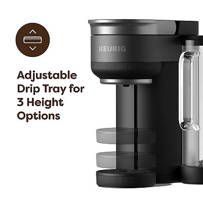 Keurig® K-Crema Single Serve Coffee Maker with 4 Cup & 2 Shot Sizes