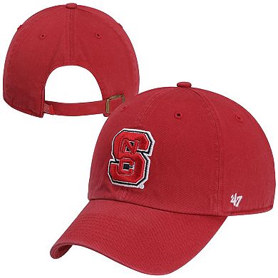 '47 Brand North Carolina State Wolfpack Clean Up Adjustable Hat - Red