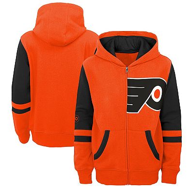 Infant Orange Philadelphia Flyers Faceoff Full-Zip Hoodie