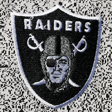 Women's Antigua White/Black Las Vegas Raiders Guide Full-Zip Jacket