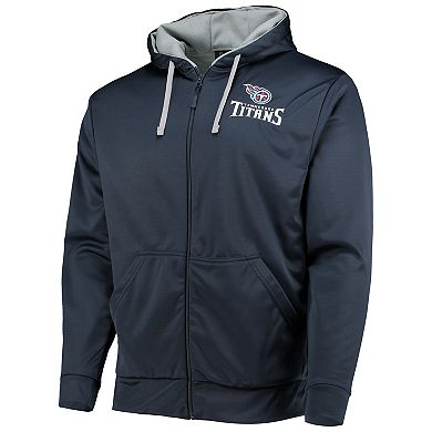 Men's Dunbrooke Navy/Gray Tennessee Titans Apprentice Full-Zip Hoodie