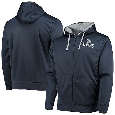 Men's Dunbrooke Navy/Gray Tennessee Titans Apprentice Full-Zip Hoodie