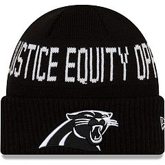 : New Era Men's Black Carolina Panthers 2021 NFL Sideline Tech  Cuffed Knit Hat : Sports & Outdoors