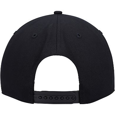 Men's '47 Black Indiana Pacers Crosstown Script Hitch Snapback Hat