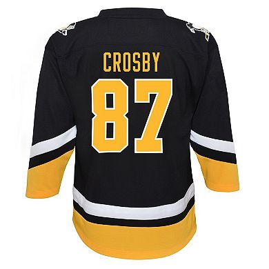 Preschool Sidney Crosby Black Pittsburgh Penguins 2021/22 Alternate Replica Player Jersey