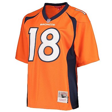 Women's Mitchell & Ness Peyton Manning Orange Denver Broncos Legacy Replica Player Jersey