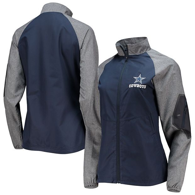 Dunbrooke Men's Navy Dallas Cowboys Softshell Fleece Full-Zip Jacket