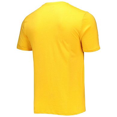 Men's Concepts Sport Heathered Charcoal/Yellow Wichita State Shockers Meter T-Shirt & Pants Sleep Set
