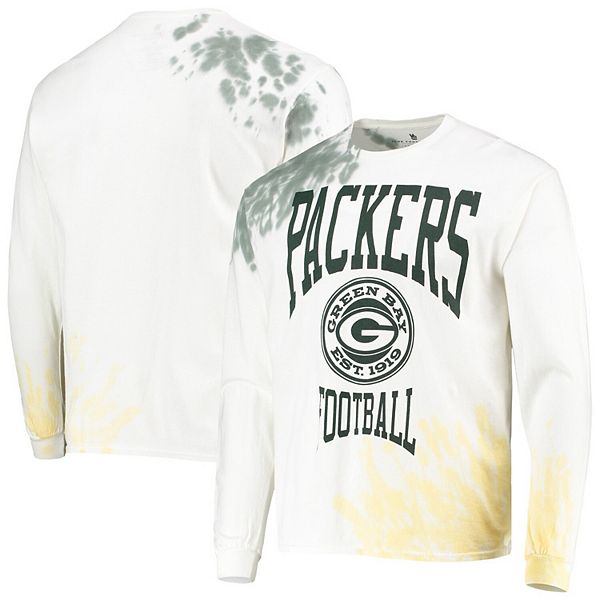 Women's NFL Green Bay Packers Tie Dye Mock Neck Fleece