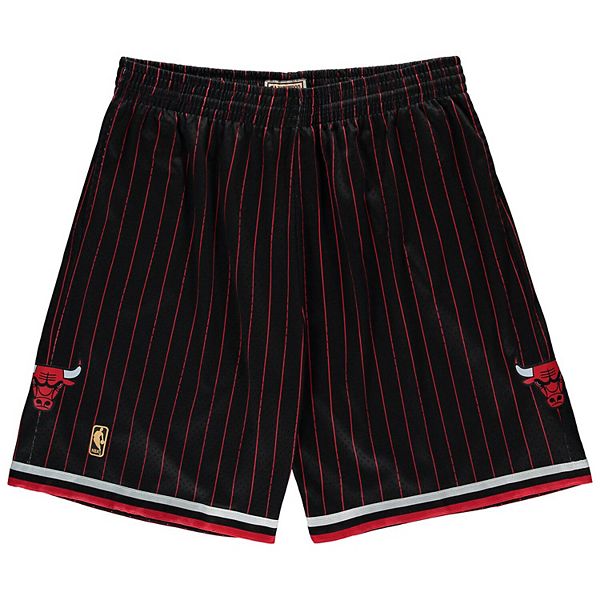 Men's Chicago Bulls Mitchell & Ness Black Hardwood Classics