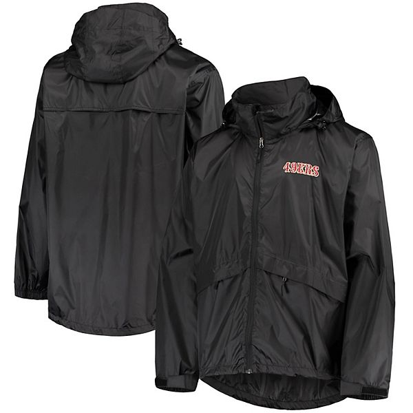 Men's Dunbrooke Black San Francisco 49ers Circle Sportsman Waterproof  Packable Full-Zip Jacket