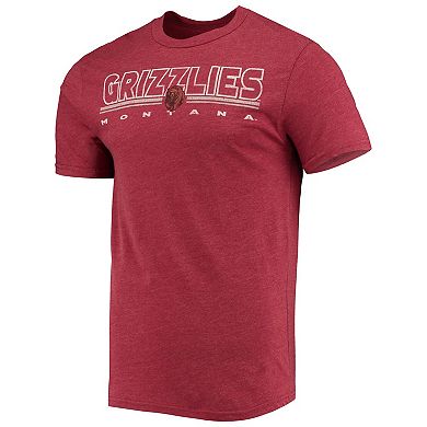 Men's Concepts Sport Heathered Charcoal/Maroon Montana Grizzlies Meter T-Shirt & Pants Sleep Set