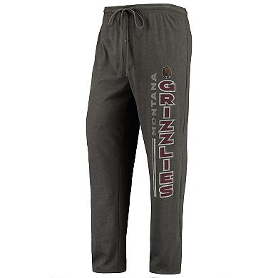 Men's Concepts Sport Heathered Charcoal/Maroon Montana Grizzlies Meter T-Shirt & Pants Sleep Set
