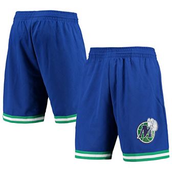 Men's Mitchell & Ness Blue Dallas Mavericks 1998 Hardwood Classics 75th Anniversary Swingman Shorts