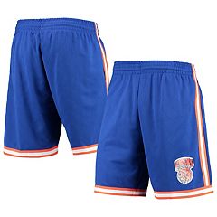 Men's Mitchell & Ness Blue/Orange New York Knicks Hardwood