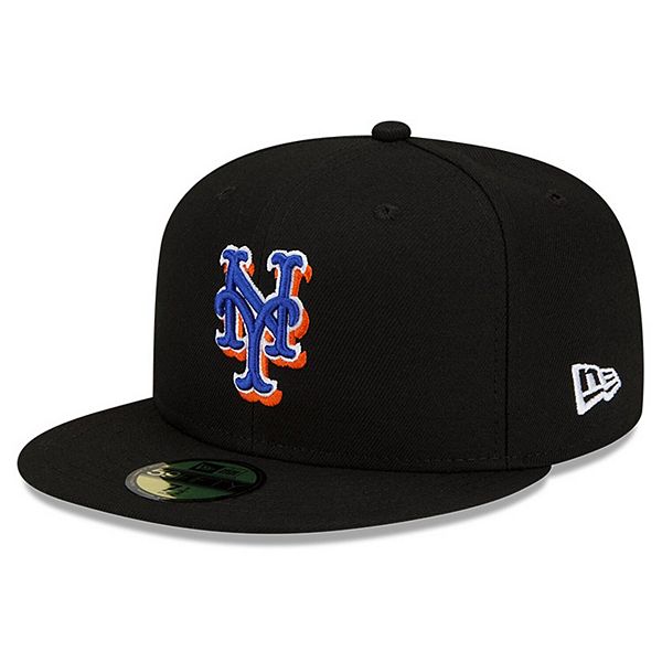 Men's New York Mets New Era Black Alternate Authentic Collection On-Field  59FIFTY Fitted Hat