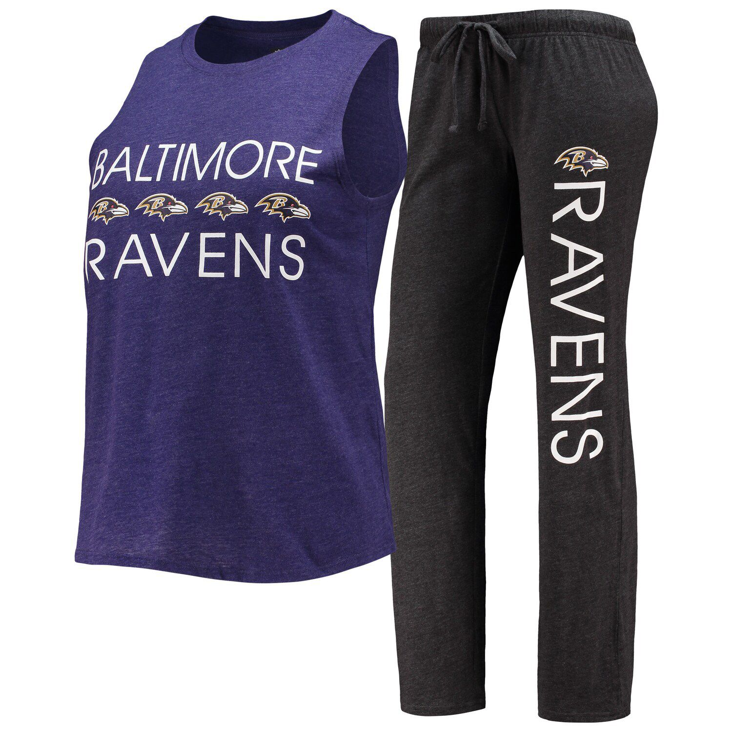 Men's FOCO Purple Baltimore Ravens Gradient Jogger Pants