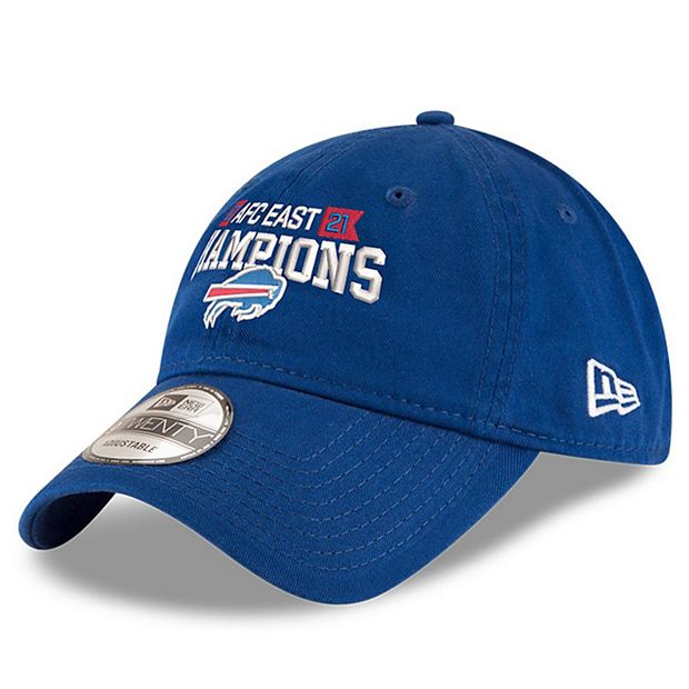 Men's New Era Royal Buffalo Bills 2021 AFC East Division Champions 9TWENTY  Adjustable Hat