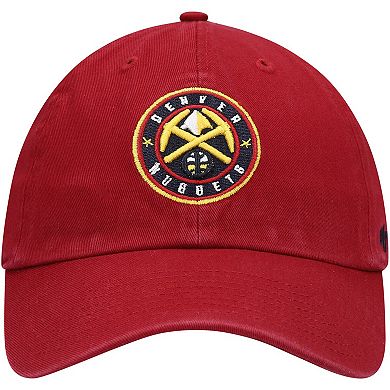 Men's '47 Red Denver Nuggets Team Clean Up Adjustable Hat