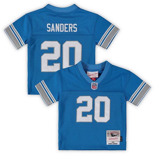 Men's Mitchell & Ness Barry Sanders White Detroit Lions Retired