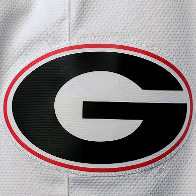 Men's Nike White Georgia Bulldogs Retro Replica Performance Basketball Shorts