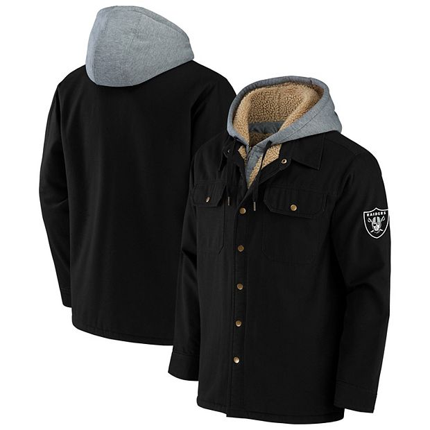 Men's Las Vegas Raiders NFL x Darius Rucker Collection by Fanatics Black  Sherpa-Lined Full-Zip