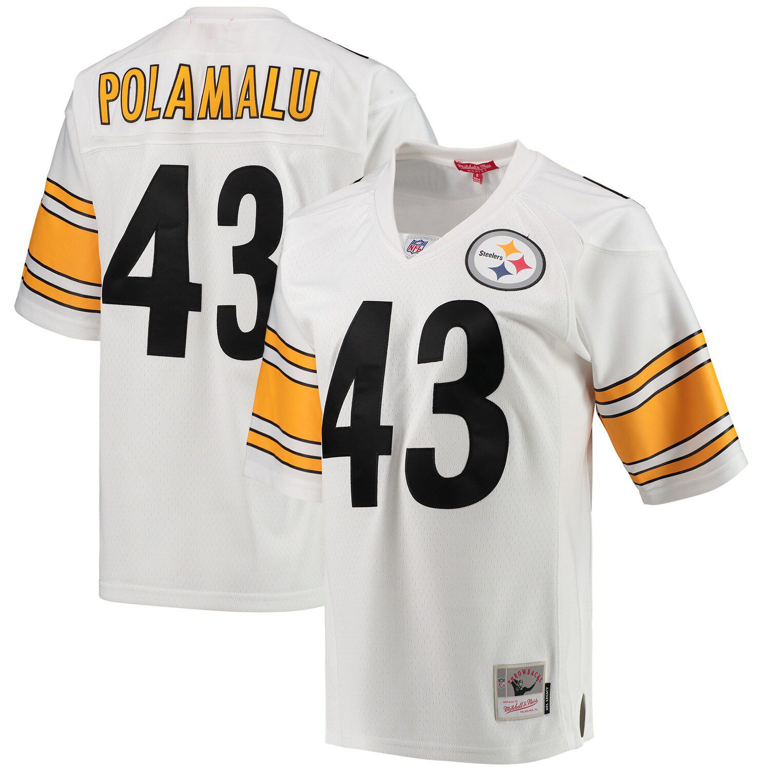 Pittsburgh Steelers Troy Polamalu 43 Black Jersey Style 3D Allover Designed  Gift For Steelers Fans Polamalu Fans 