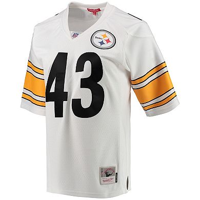 Women's Mitchell & Ness Troy Polamalu White Pittsburgh Steelers 2005 Legacy Replica Team Jersey