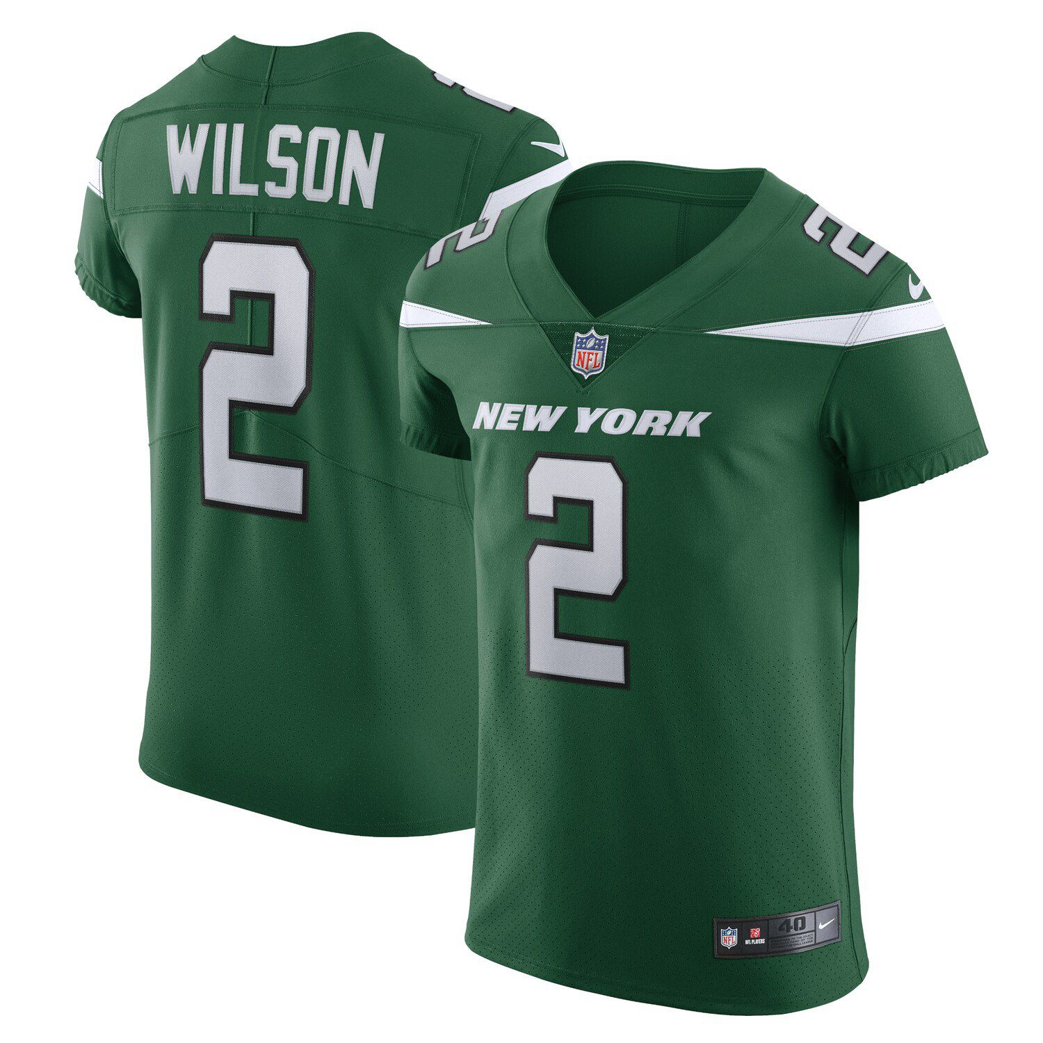 NIKE Women'S Zach Wilson Black New York Jets Alternate 2021 Nfl