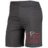 Men's Concepts Sport Charcoal/Red Atlanta Falcons Meter T-Shirt & Shorts Sleep Set