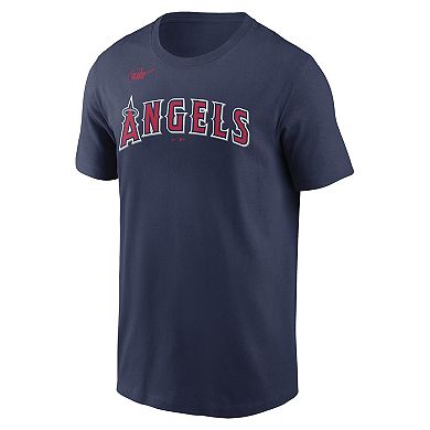 Men's Nike Bo Jackson Navy California Angels Cooperstown Collection Name & Number T-Shirt
