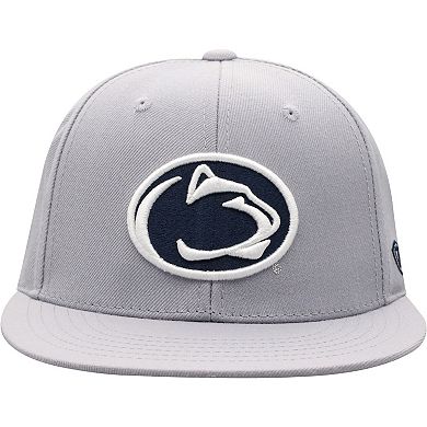 Men's Top of the World Gray Penn State Nittany Lions Fitted Hat