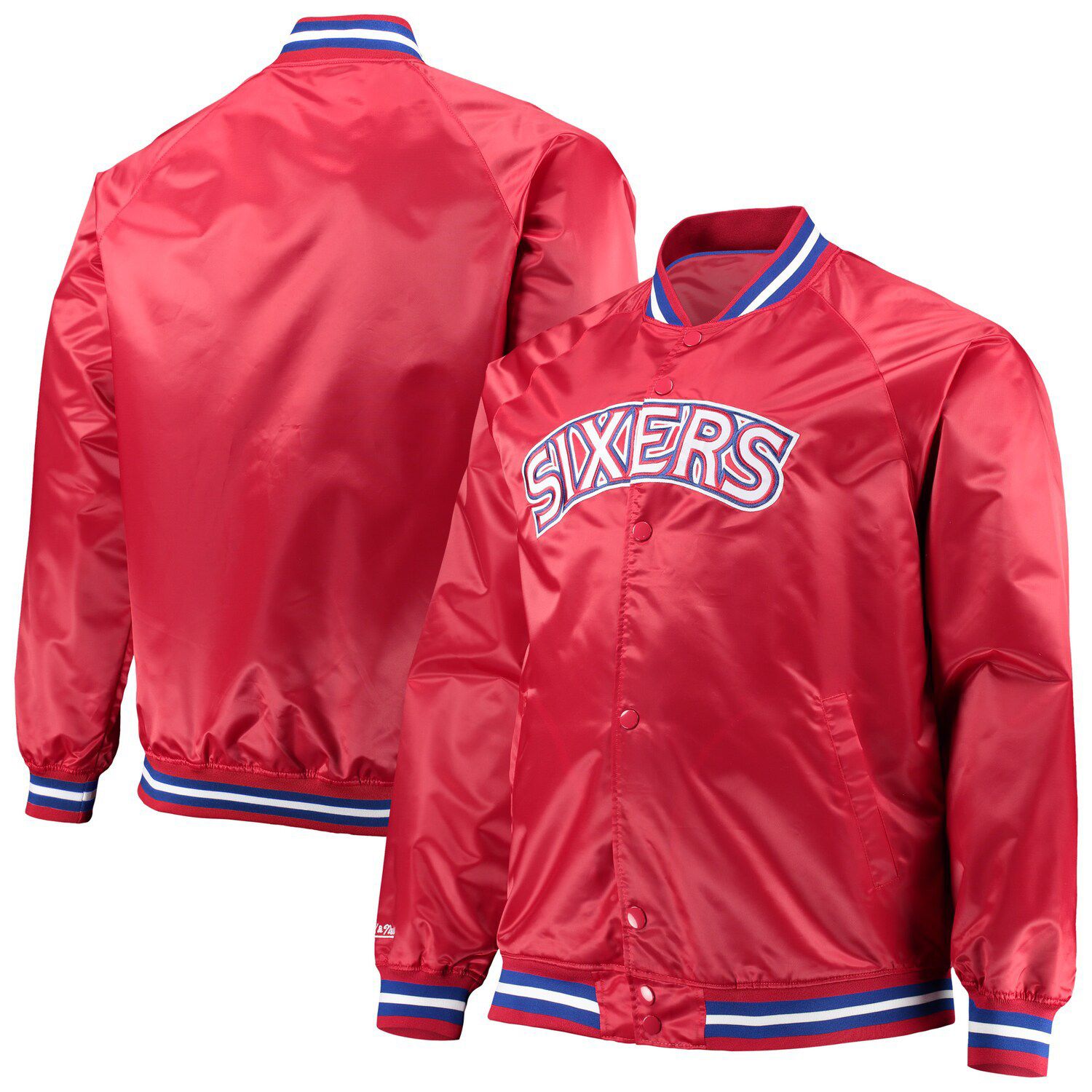 Mitchell and ness outlet sixers jacket