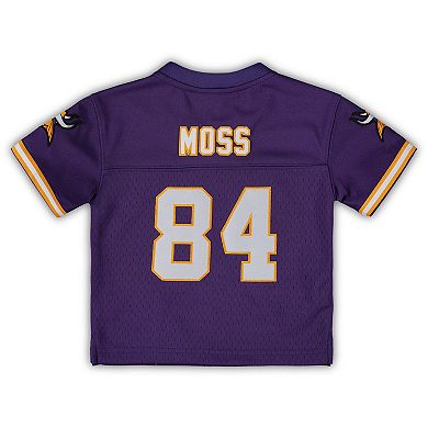 Infant Mitchell & Ness Randy Moss Purple Minnesota Vikings 1998 Retired Legacy Jersey