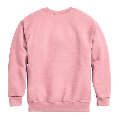 Girls 7-16 Wicked For Good Glinda Frame Crew Fleece Sweatshirt