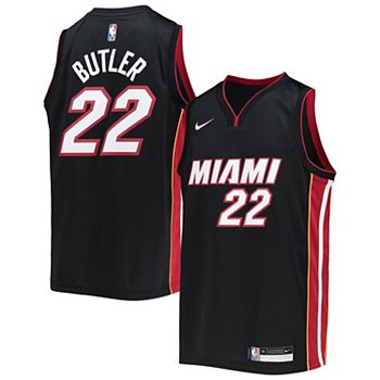 Youth Miami Heat Jimmy Butler Nike Black Swingman Jersey - Icon Edition
