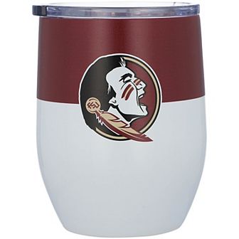 Florida State Seminoles 16oz. Colorblock Stainless Steel Curved Tumbler