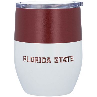 Florida State Seminoles 16oz. Colorblock Stainless Steel Curved Tumbler