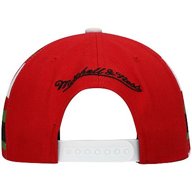 Men's Mitchell & Ness Red FC Dallas Historic Logo Since '96 Jersey Hook Snapback Hat
