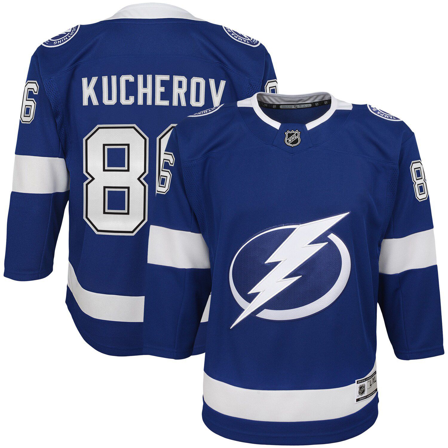 Andrei Vasilevskiy Tampa Bay Lightning Adidas Primegreen Authentic NHL Hockey Jersey - Home / XXXL/60