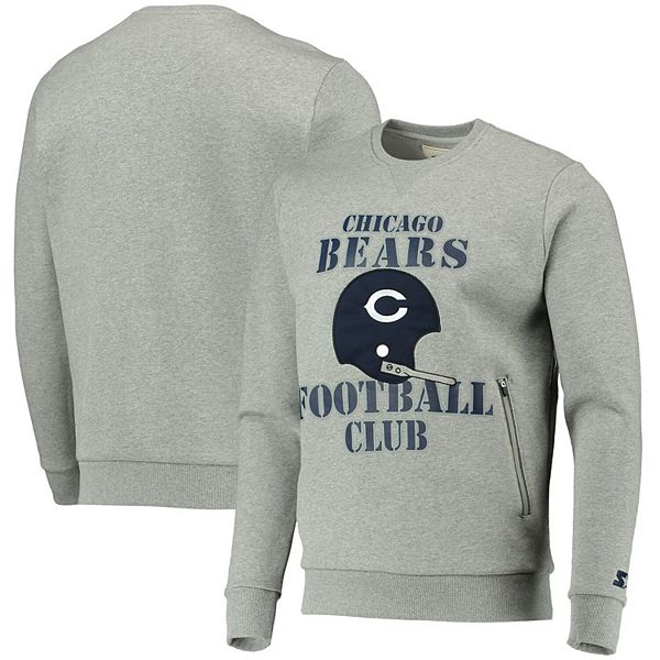 Men's Starter Gray Chicago Bears Locker Room Throwback End Zone