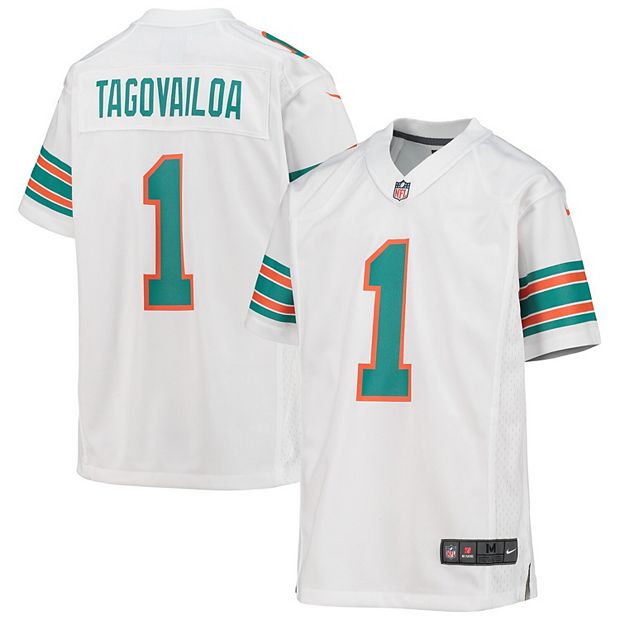 Nike Youth Miami Dolphins Tua Tagovailoa #1 White Game Jersey