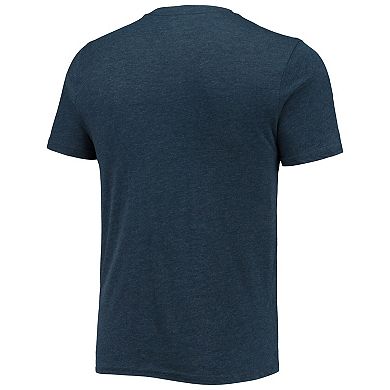 Men's Concepts Sport Heathered Charcoal/Navy Marquette Golden Eagles Meter T-Shirt & Pants Sleep Set