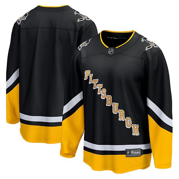 Men's Fanatics Branded Black Pittsburgh Penguins 2021/22 Alternate Premier Breakaway Jersey, M