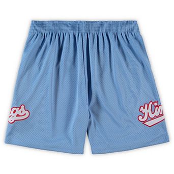 Men's Mitchell & Ness Light Blue Sacramento Kings Big & Tall Hardwood Classics Team Swingman Shorts